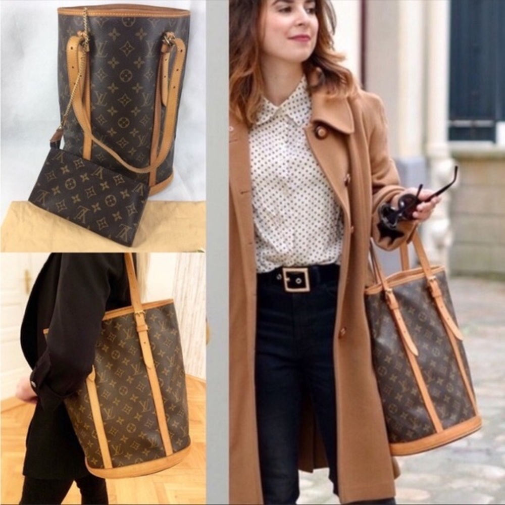💎 STUNNING 💎 retired Louis Vuitton bucket/ wallet